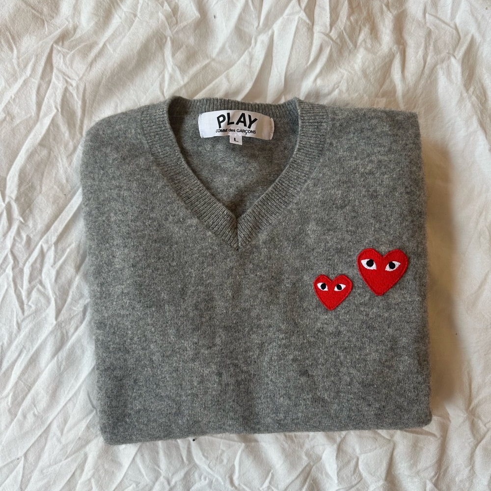 CDG Grey Sweater - Picture 2 of 2